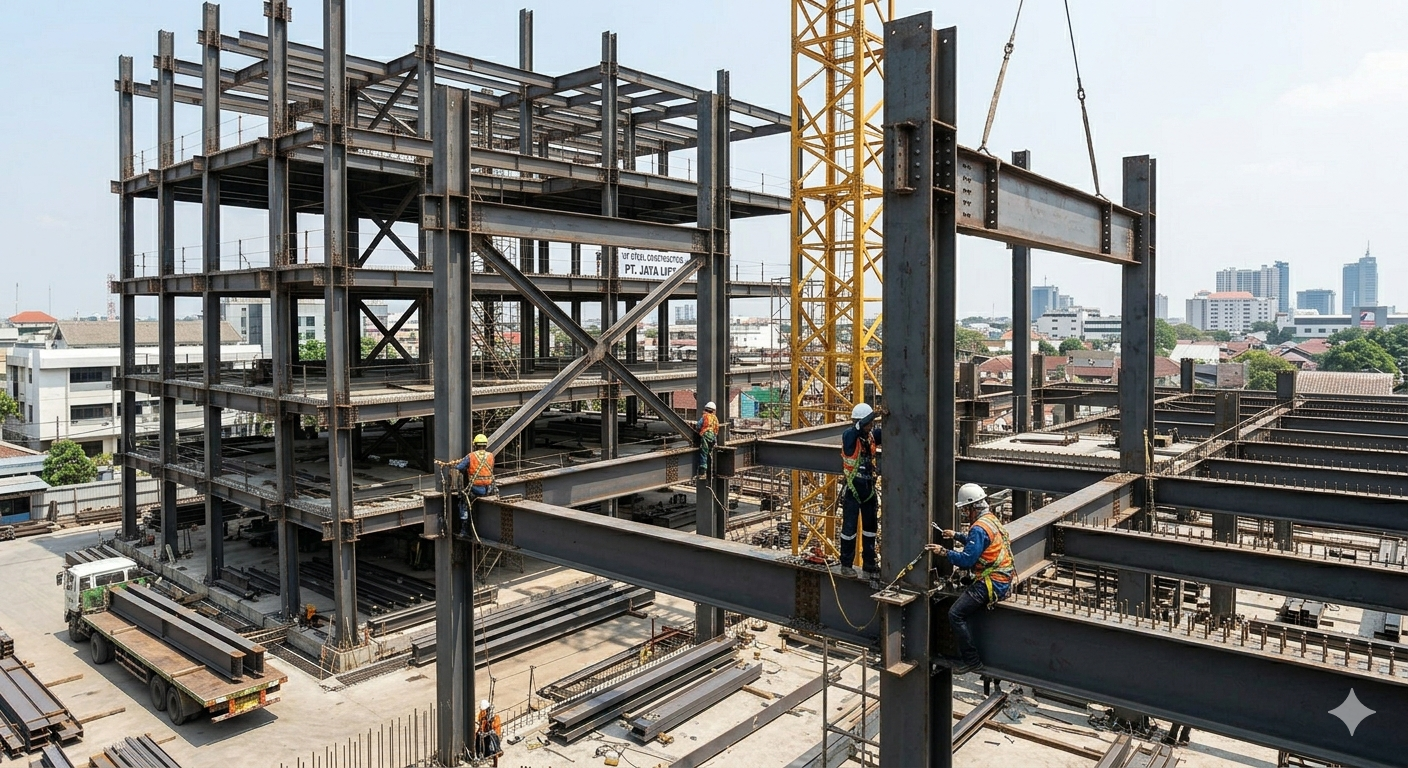 Read more about the article PERAN BESI WF DALAM PEMBANGUNAN GEDUNG BERTINGKAT TINGGI: KEKUATAN DI BALIK KETINGGIAN