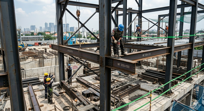 Read more about the article PEMANFAATAN BESI WF DALAM KONSTRUKSI MODULAR: SOLUSI CEPAT, KUAT, DAN FLEKSIBEL